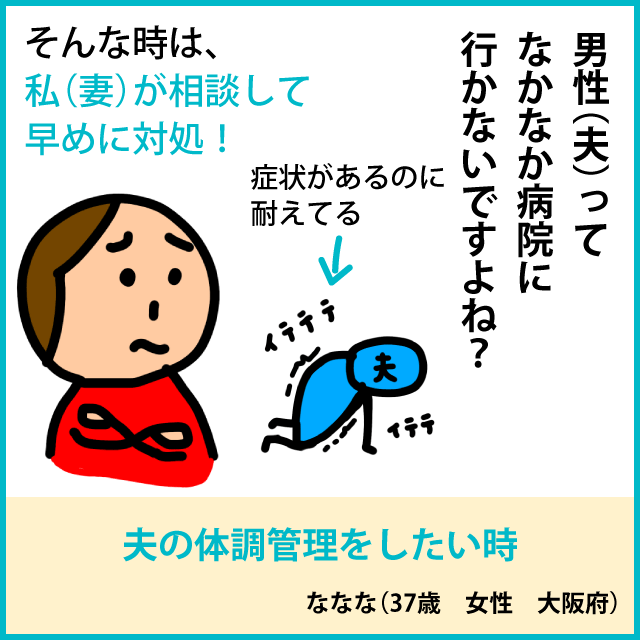 夫の体調管理をしたい時1